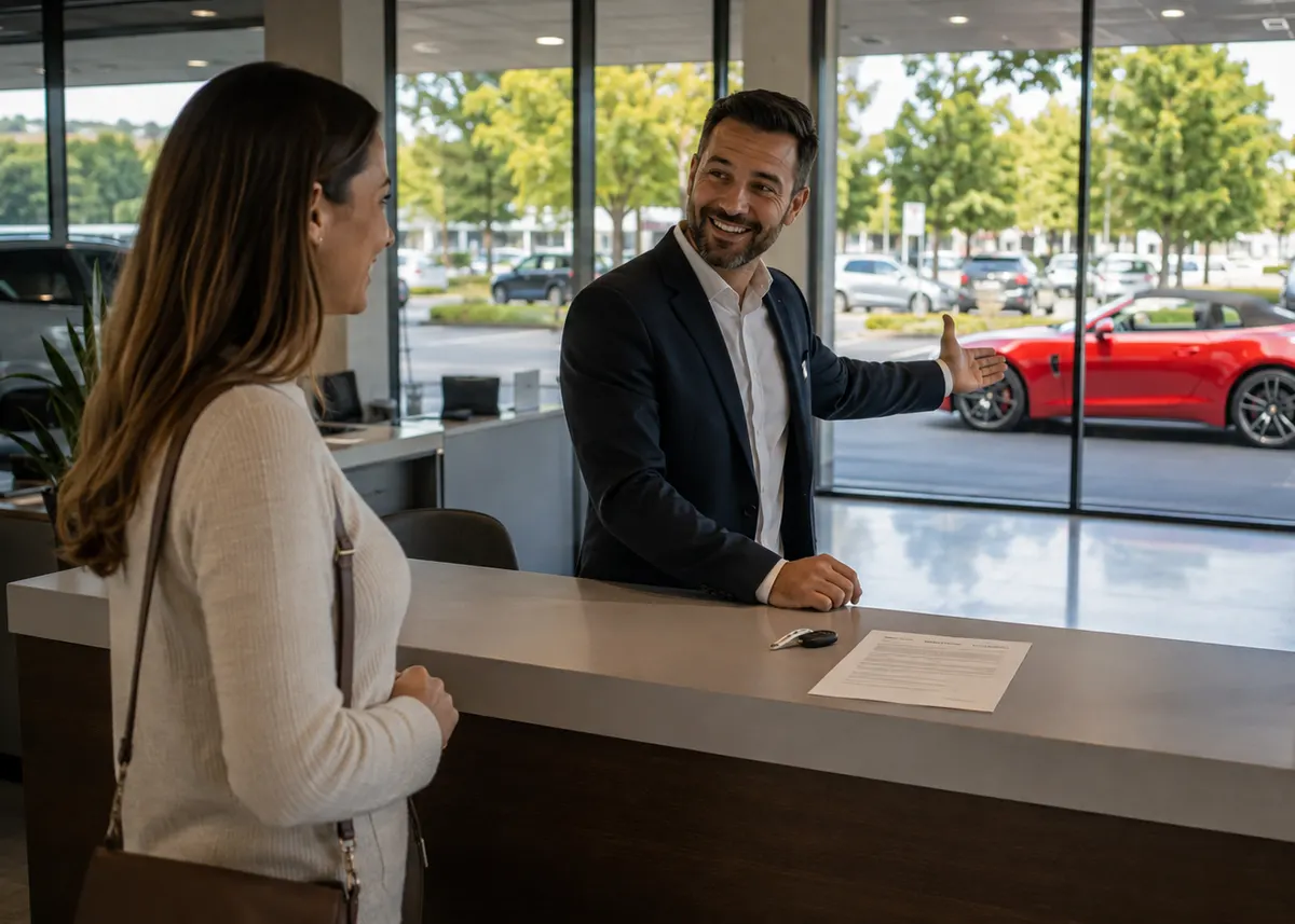 Kundenservice im Autohaus